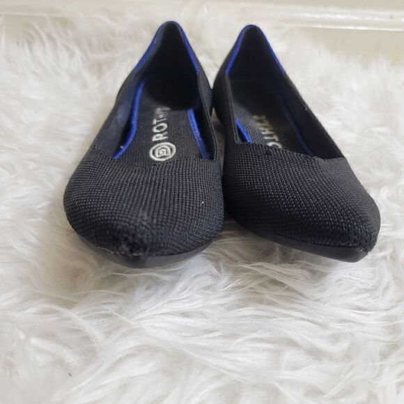Rothy's The Point Women's Size 7 Black Ballet Flats - Picture 5 of 9